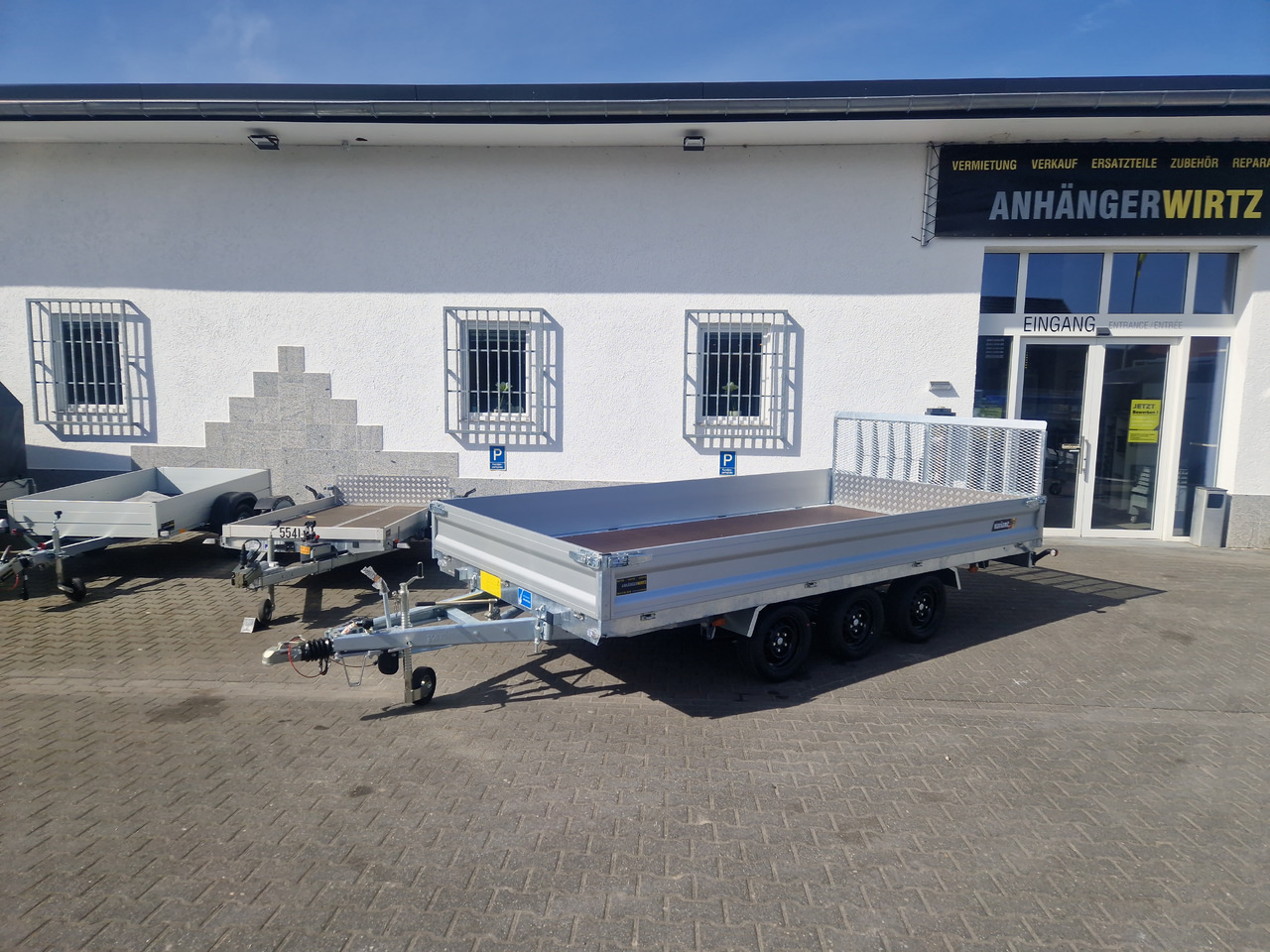 Remolque volquete Variant Maschinentransporter 3543 UX Maxi Load LED Tridem Parabelfederung 3500kg: foto 10 Remolque volquete Variant Maschinentransporter 3543 UX Maxi Load LED Tridem Parabelfederung 3500kg: foto 10