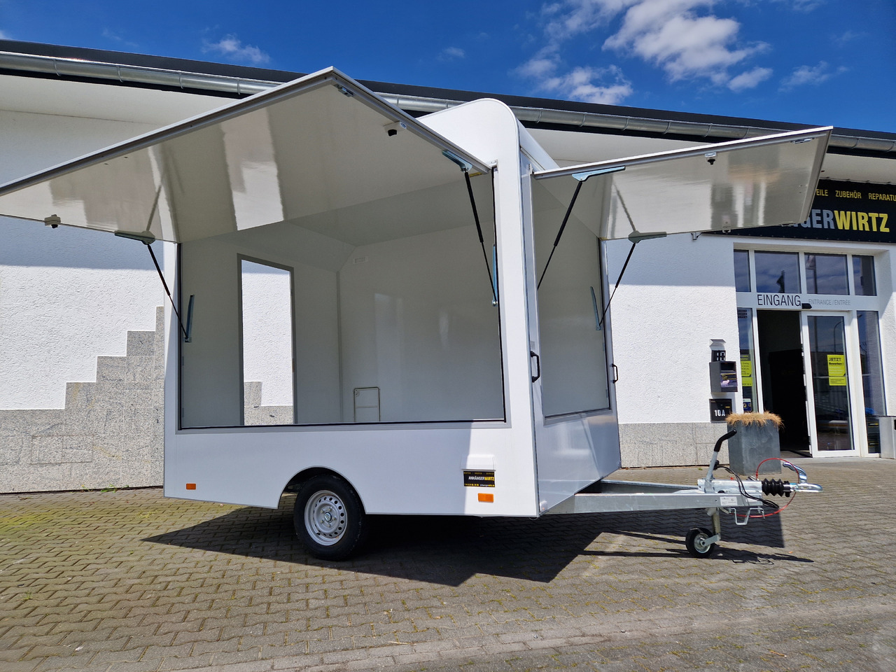 Verkaufsanhänger VK 302 220 aero retro 300cm extrabreit 2 Verkaufsklappen Hecktür 1300kg - Remolque venta ambulante: foto 3 Verkaufsanhänger VK 302 220 aero retro 300cm extrabreit 2 Verkaufsklappen Hecktür 1300kg - Remolque venta ambulante: foto 3