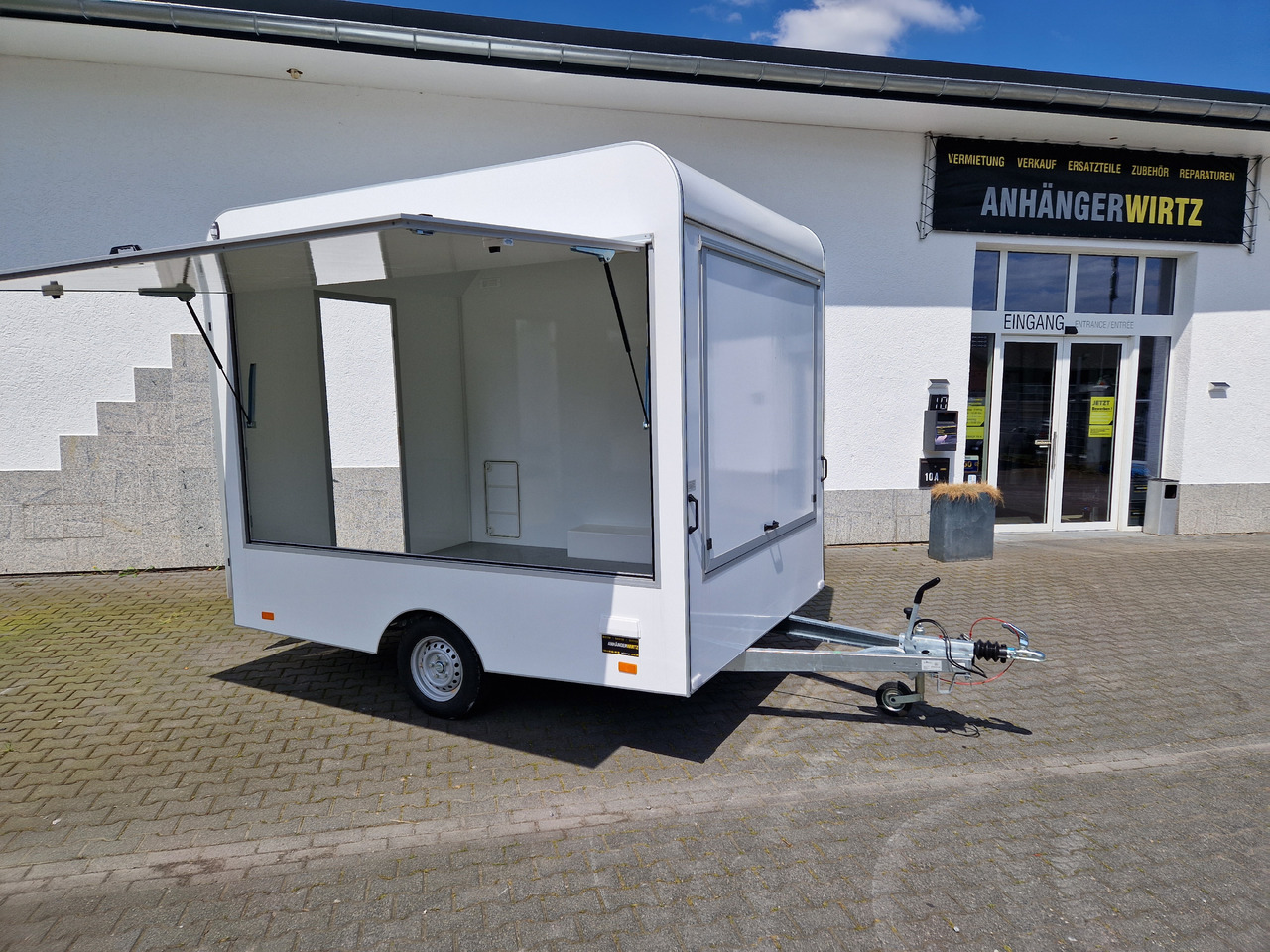 Verkaufsanhänger VK 302 220 aero retro 300cm extrabreit 2 Verkaufsklappen Hecktür 1300kg - Remolque venta ambulante: foto 4 Verkaufsanhänger VK 302 220 aero retro 300cm extrabreit 2 Verkaufsklappen Hecktür 1300kg - Remolque venta ambulante: foto 4