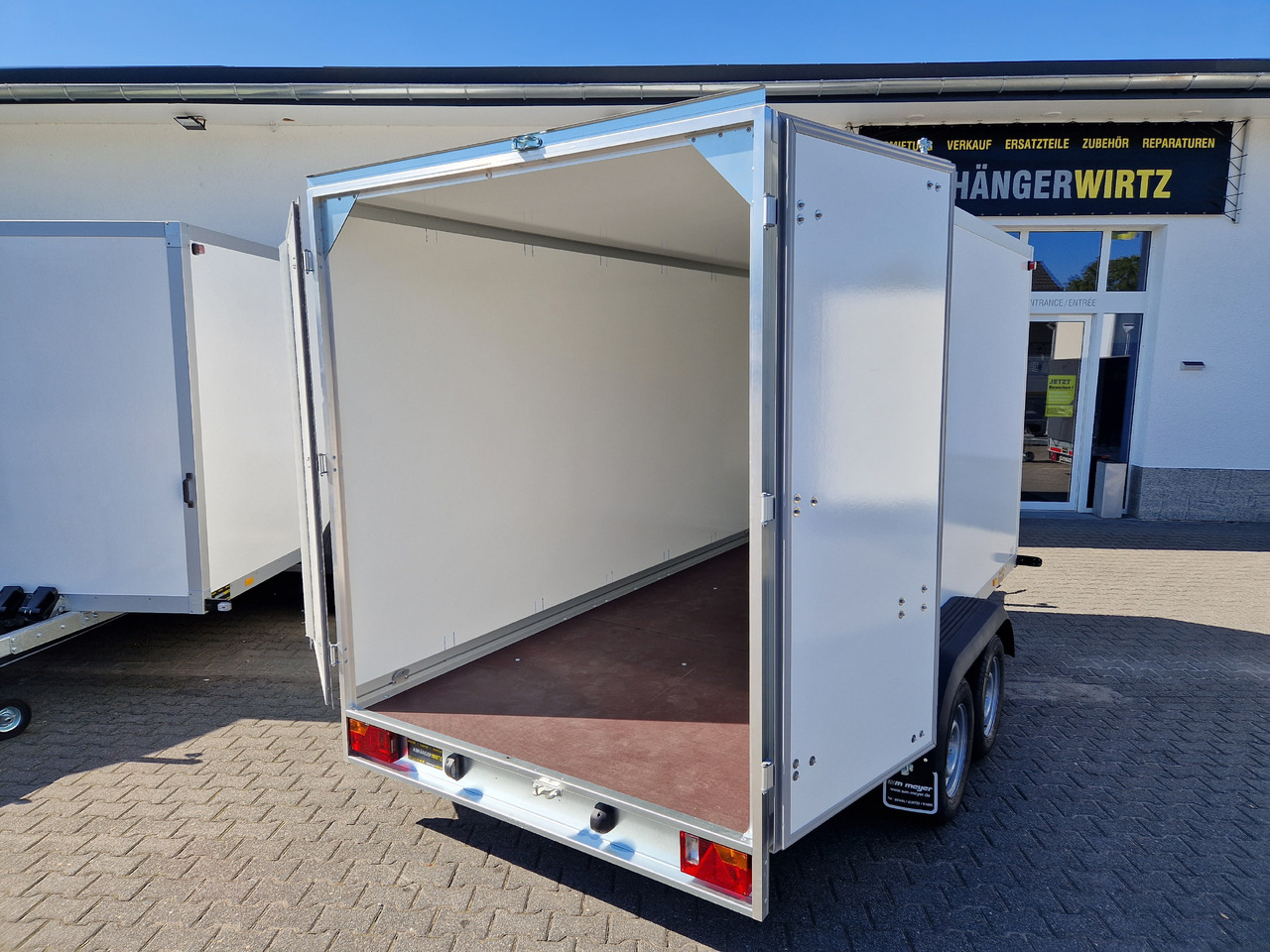 Remolque caja cerrada WM Meyer Koffer AZ 2740/185 S35 401x185x205cm (XL) 2700kg Januar Aktion: foto 19