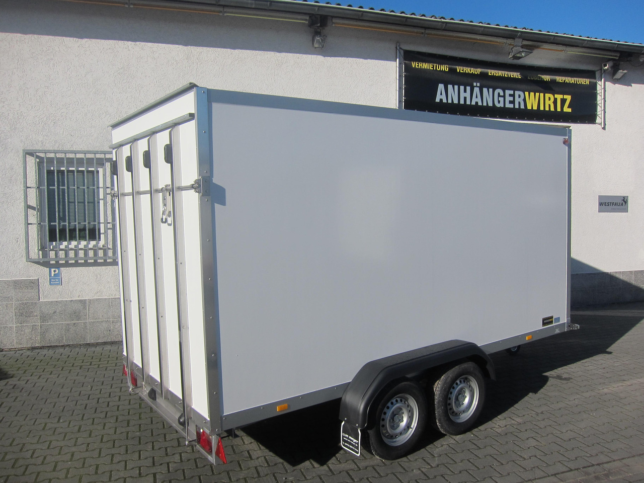 WM Meyer Koffer AZ 2740/185 S35 + Heckrampe 401x185x205cm (XL) 2700kg Januar Aktion Modell 2024 - Remolque caja cerrada: foto 5 WM Meyer Koffer AZ 2740/185 S35 + Heckrampe 401x185x205cm (XL) 2700kg Januar Aktion Modell 2024 - Remolque caja cerrada: foto 5
