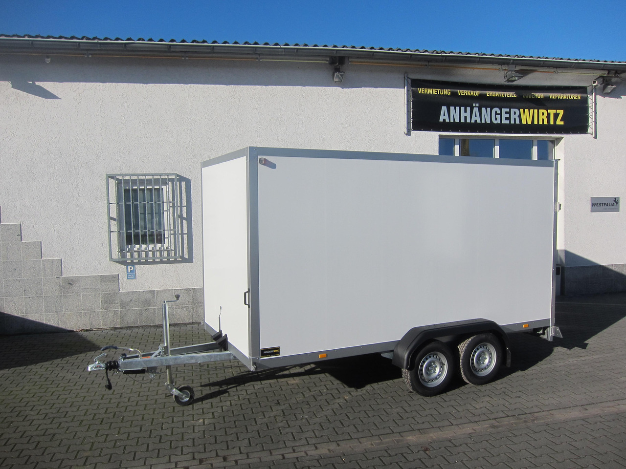 WM Meyer Koffer AZ 2740/185 S35 + Heckrampe 401x185x205cm (XL) 2700kg Januar Aktion Modell 2024 - Remolque caja cerrada: foto 2 WM Meyer Koffer AZ 2740/185 S35 + Heckrampe 401x185x205cm (XL) 2700kg Januar Aktion Modell 2024 - Remolque caja cerrada: foto 2
