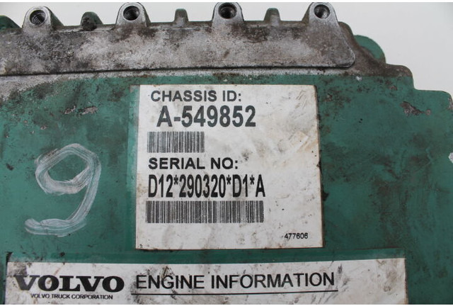 Volvo A-549852 - Unidad de control: foto 1 Volvo A-549852 - Unidad de control: foto 1