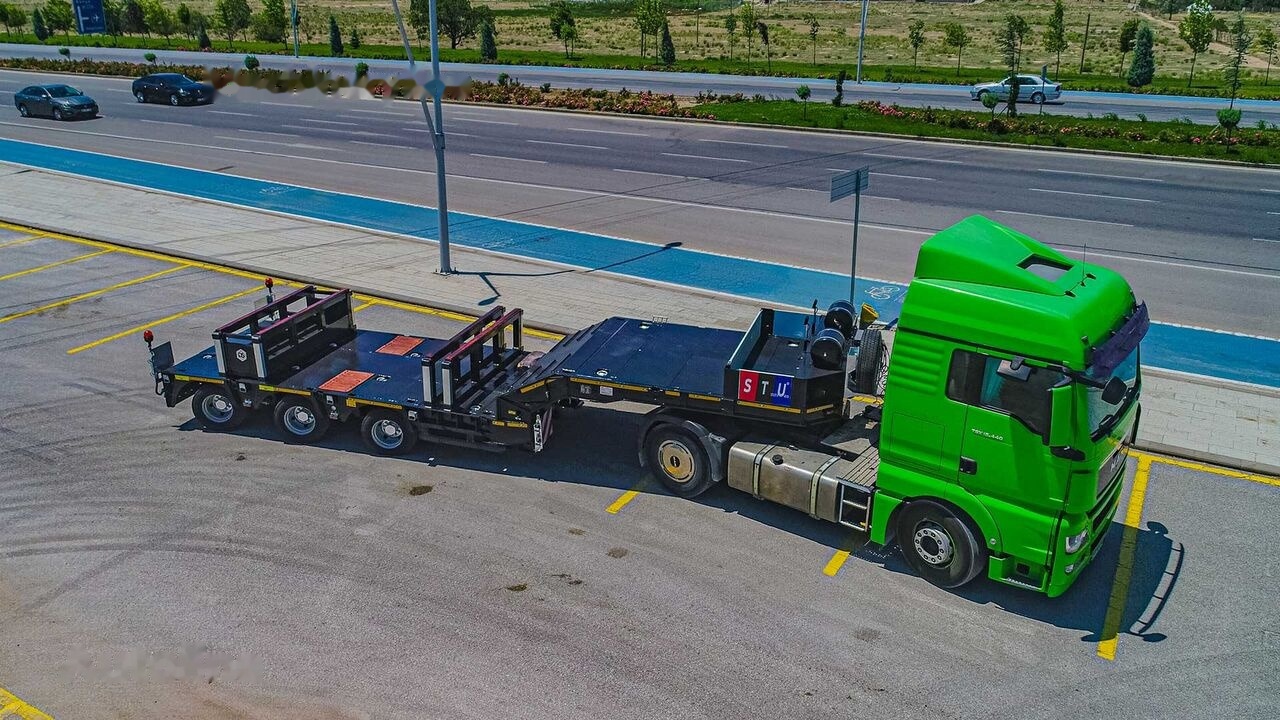 Semirremolque góndola rebajadas nuevo STU 3 Axle Hydraulic Steering Low Loader: foto 27