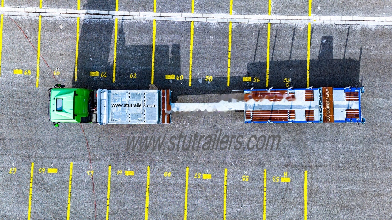 Semirremolque góndola rebajadas nuevo STU 3 Axle Hydraulic Steering Low Loader: foto 9