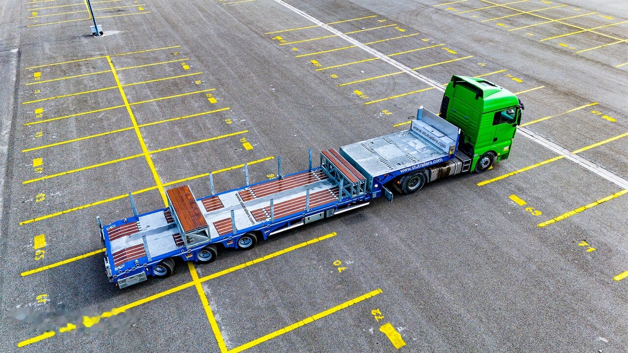 Semirremolque góndola rebajadas nuevo STU 3 Axle Hydraulic Steering Low Loader: foto 12