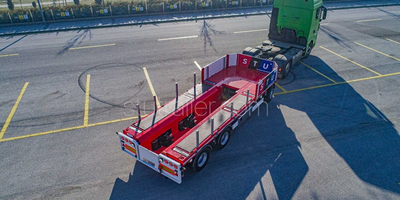 Remolque góndola rebajadas para transporte de equipos pesados nuevo STU Boat Drawbar Trailer / Bateau ATTACHE Remorque: foto 13