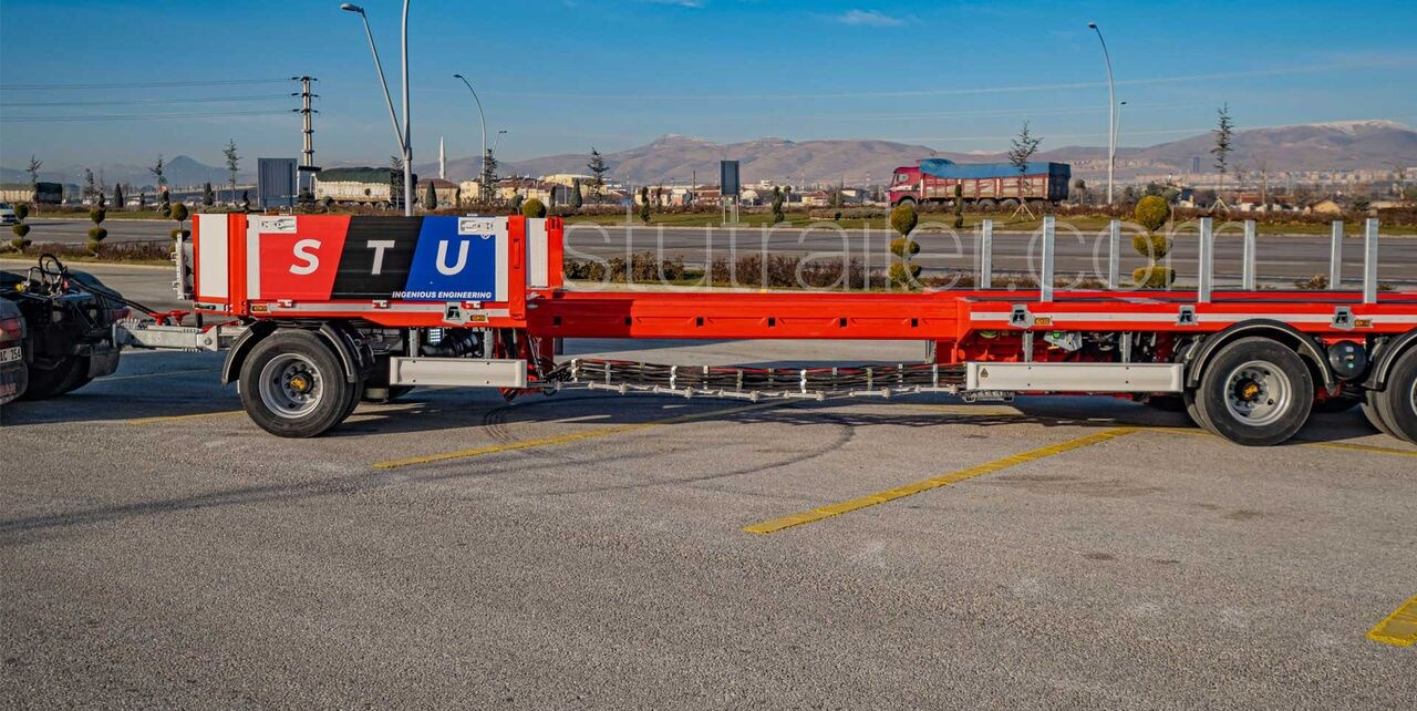 Remolque góndola rebajadas para transporte de equipos pesados nuevo STU Boat Drawbar Trailer / Bateau ATTACHE Remorque: foto 26