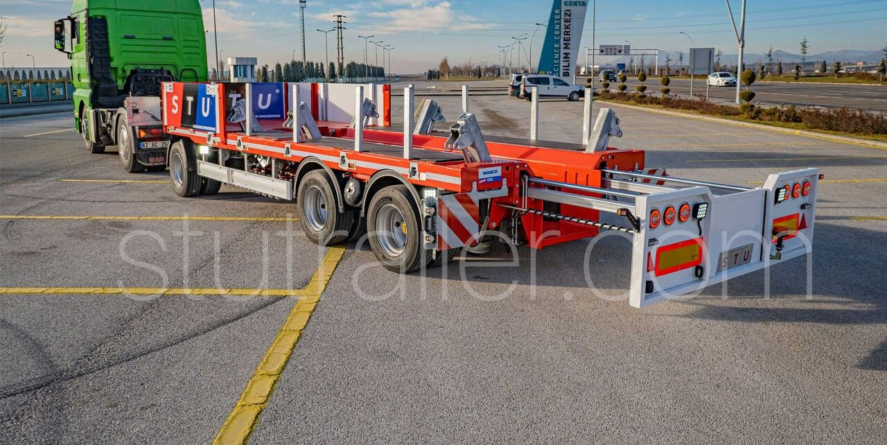 Remolque góndola rebajadas para transporte de equipos pesados nuevo STU Boat Drawbar Trailer / Bateau ATTACHE Remorque: foto 9