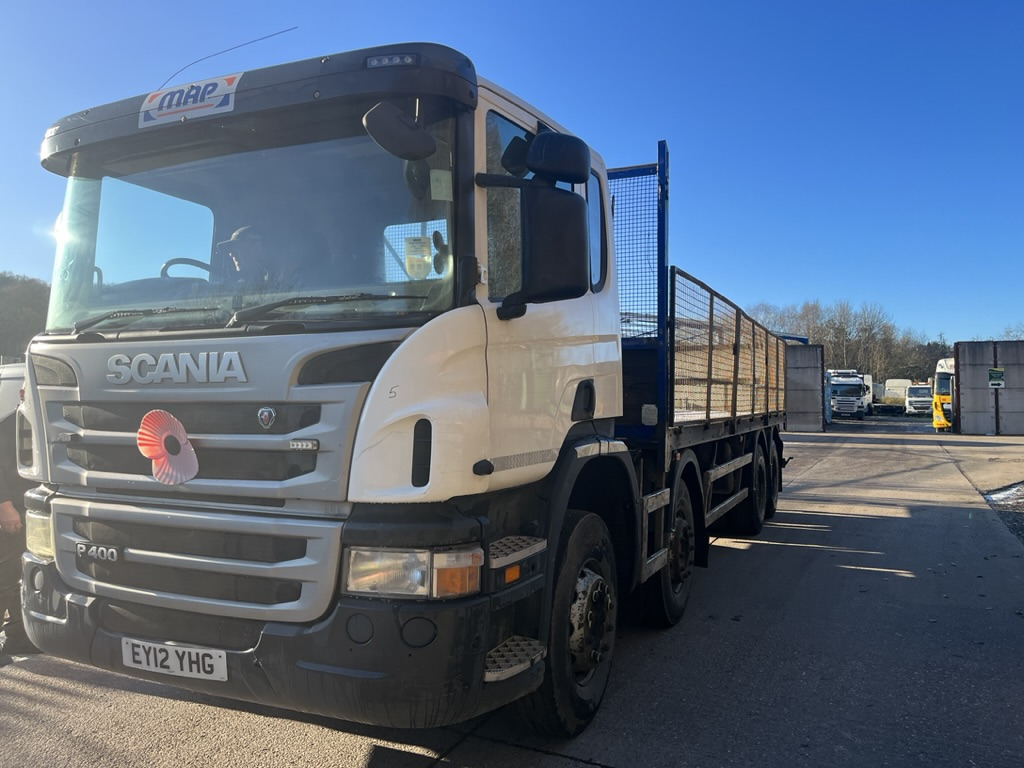 Scania P400 8x4 Rigid - Camión caja abierta: foto 1 Scania P400 8x4 Rigid - Camión caja abierta: foto 1