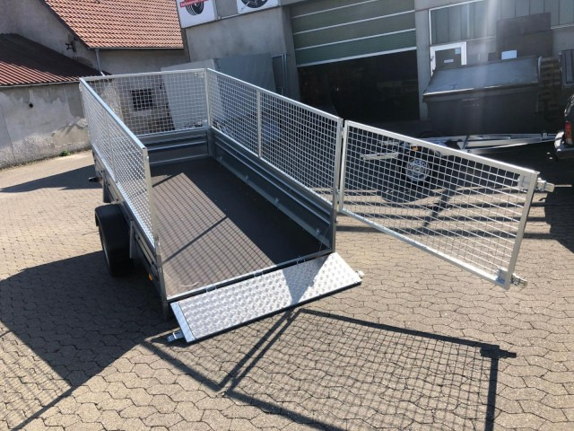 Brenderup 2300S Stahl Laubgitter, 1,3 to. kippbar KV, 3010x1530x400mm - Remolque de coche: foto 1 Brenderup 2300S Stahl Laubgitter, 1,3 to. kippbar KV, 3010x1530x400mm - Remolque de coche: foto 1