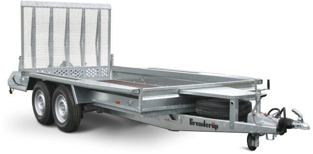 Brenderup Baumaschinentransporter MT3080STB 2700, 2,7 to. 308x152mm - Remolque porta maquinaria: foto 1 Brenderup Baumaschinentransporter MT3080STB 2700, 2,7 to. 308x152mm - Remolque porta maquinaria: foto 1