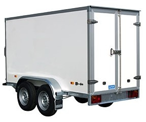 Hapert Sapphire L-2 400x180x180cm, ZG 3,0 to., Koffer Türe - Remolque caja cerrada: foto 1 Hapert Sapphire L-2 400x180x180cm, ZG 3,0 to., Koffer Türe - Remolque caja cerrada: foto 1