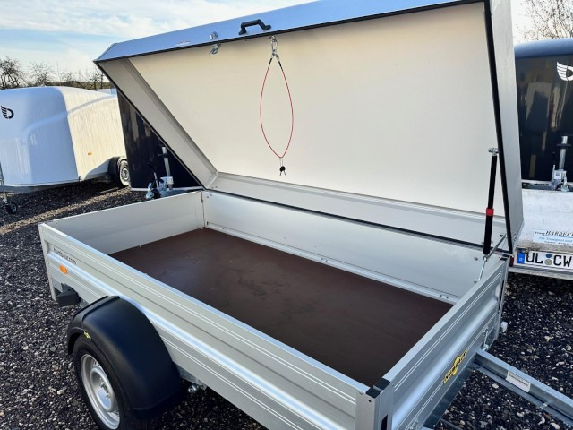 Humbaur HA 132513 mit KV und Holz-Alu Deckel, 1300 kg, 2510 x 1310 x 550mm - Remolque de coche: foto 3 Humbaur HA 132513 mit KV und Holz-Alu Deckel, 1300 kg, 2510 x 1310 x 550mm - Remolque de coche: foto 3
