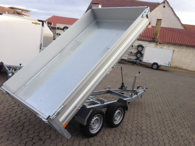 Humbaur HUK 273117 Heckkipper 2,7 t. 3140 x 1750 x 300 mm, E-Pumpe - Remolque volquete: foto 1 Humbaur HUK 273117 Heckkipper 2,7 t. 3140 x 1750 x 300 mm, E-Pumpe - Remolque volquete: foto 1