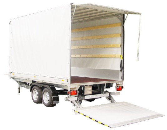 Humbaur Hebebühnenanhänger HK 35 45 22 V-Deichsel, 3,5 to. 4180 x 2135 x 2085 mm - Remolque caja cerrada: foto 2 Humbaur Hebebühnenanhänger HK 35 45 22 V-Deichsel, 3,5 to. 4180 x 2135 x 2085 mm - Remolque caja cerrada: foto 2