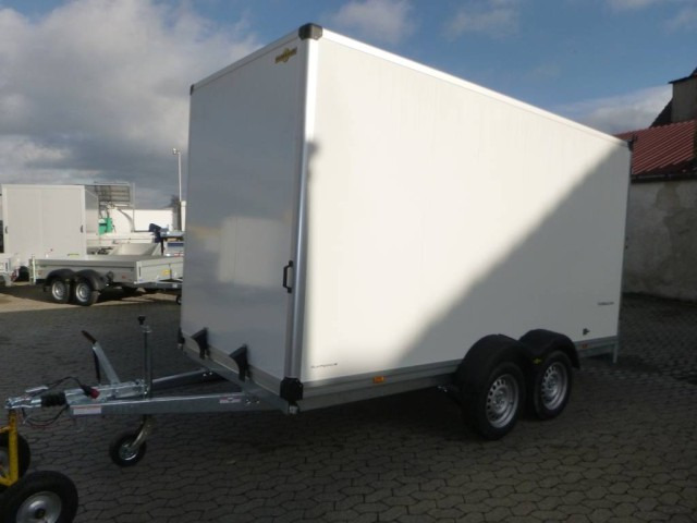 Humbaur Koffer HK 253718-20 PF30, 2,5 to. 3685x1730x1885mm - Remolque caja cerrada: foto 1 Humbaur Koffer HK 253718-20 PF30, 2,5 to. 3685x1730x1885mm - Remolque caja cerrada: foto 1