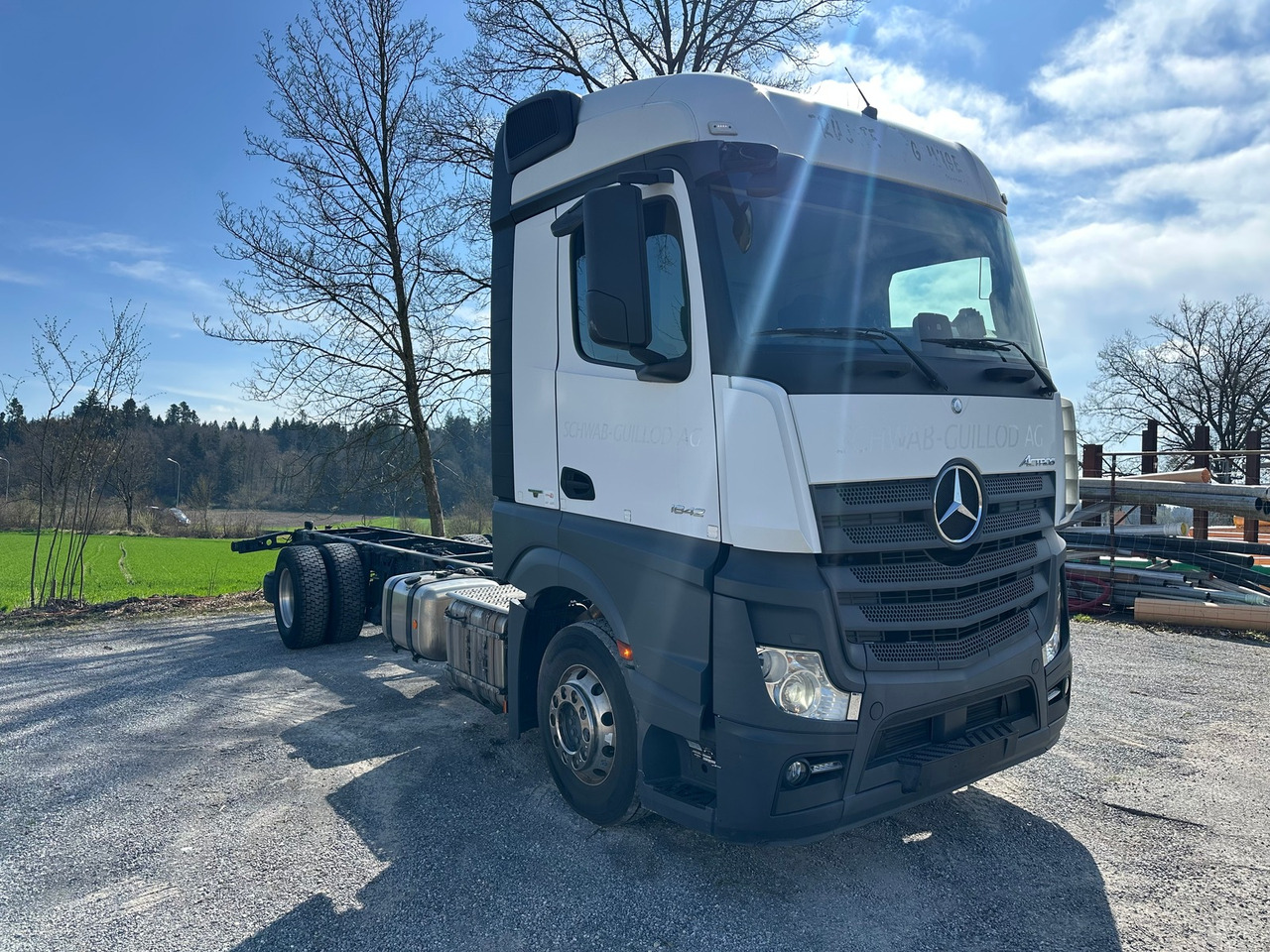 Camión chasis MERCEDES-BENZ actros 18.42 4x2 Shassie Cabine: foto 8