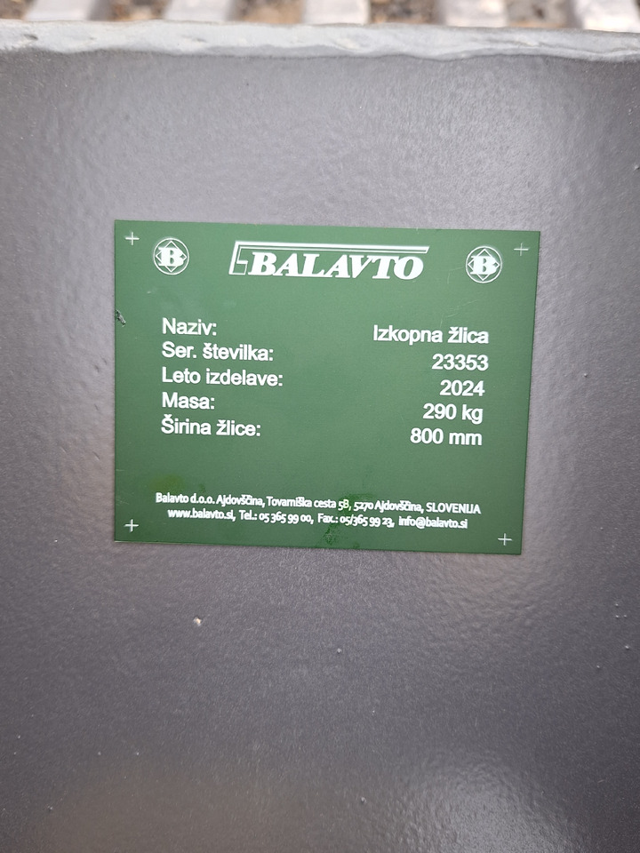 BALAVTO Digging bucket 800 mm For (Category) - Cazo para excavadora: foto 5 BALAVTO Digging bucket 800 mm For (Category) - Cazo para excavadora: foto 5