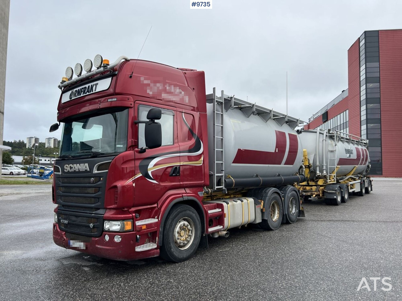 Bulk transport vehicle, Scania R730 with SITE AL-41-TPIK-4AK trailer - Camión cisterna: foto 2 Bulk transport vehicle, Scania R730 with SITE AL-41-TPIK-4AK trailer - Camión cisterna: foto 2