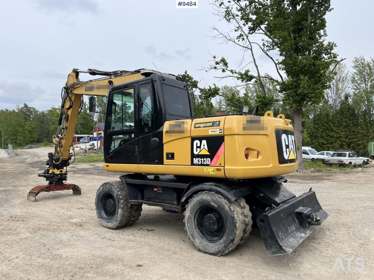 CAT M313D with tipping wagon and attachments (VIDEO) - Excavadora de ruedas: foto 5 CAT M313D with tipping wagon and attachments (VIDEO) - Excavadora de ruedas: foto 5