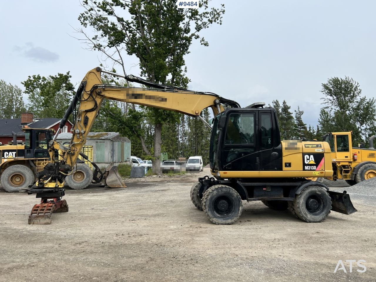 CAT M313D with tipping wagon and attachments (VIDEO) - Excavadora de ruedas: foto 2 CAT M313D with tipping wagon and attachments (VIDEO) - Excavadora de ruedas: foto 2
