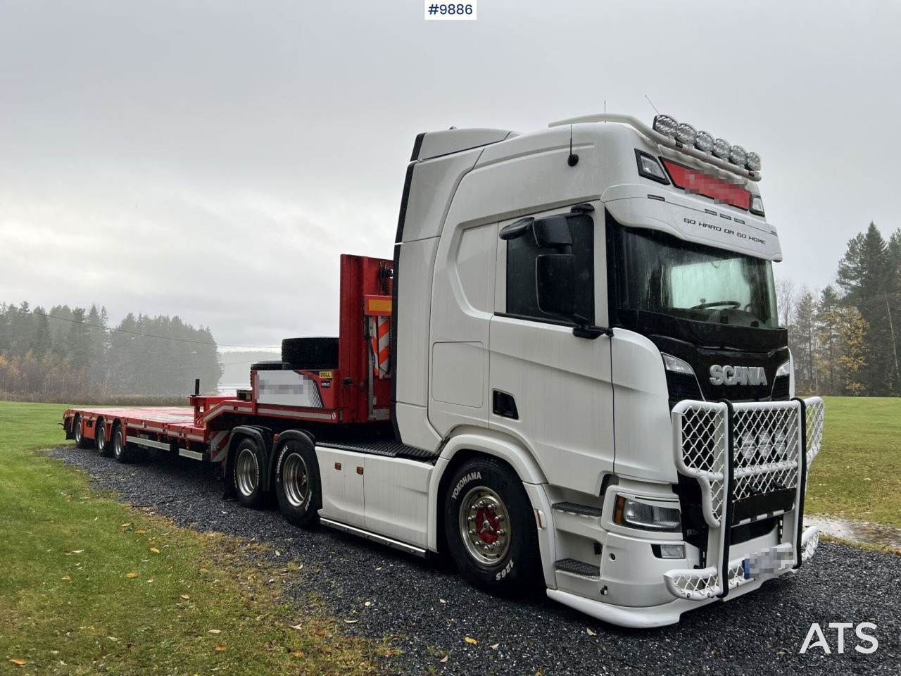 Cabeza tractora, Semirremolque góndola rebajadas Scania R500 Tractor unit with Doll S3L Trombone Trailer: foto 17