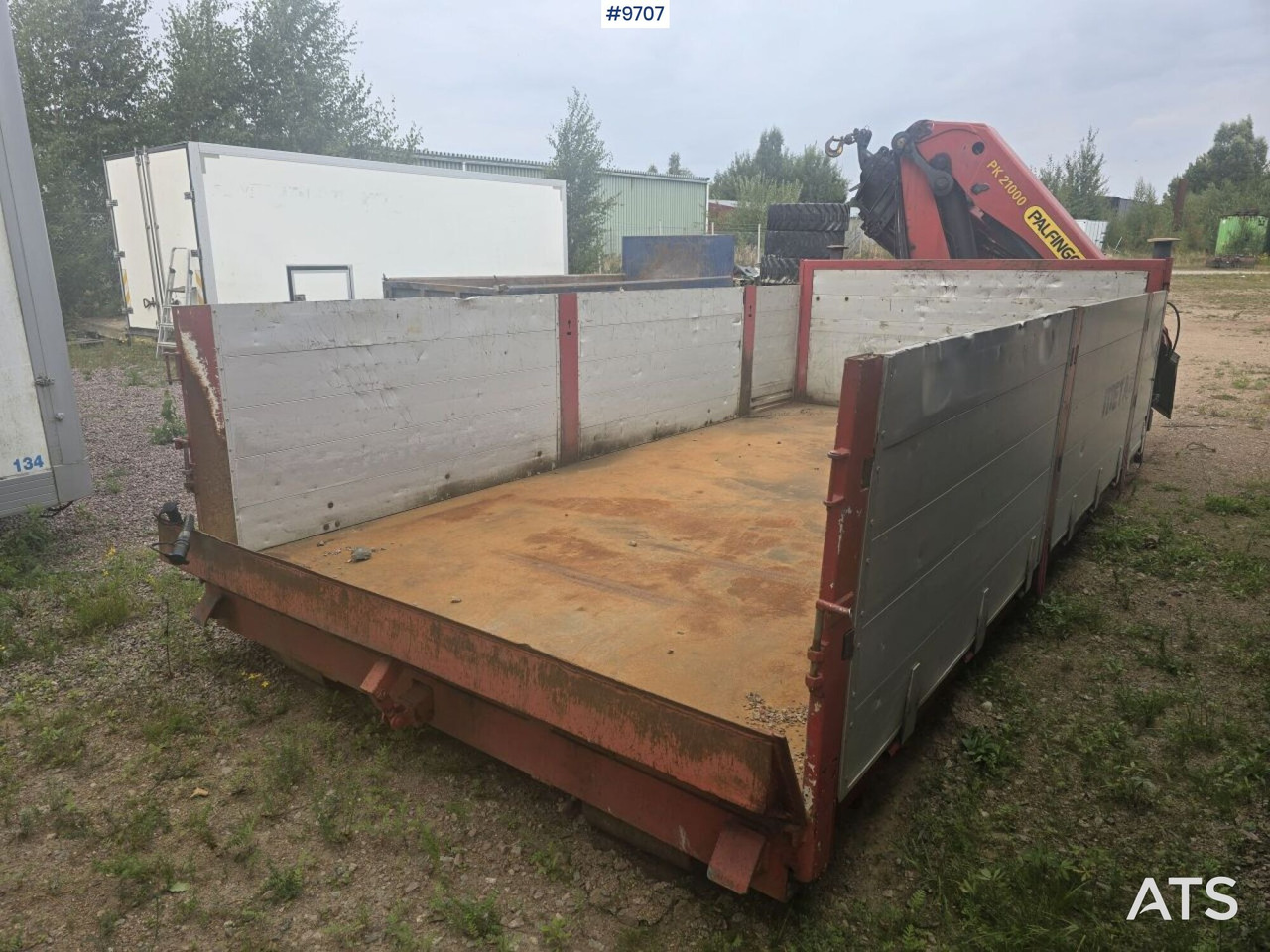 Crane flatbed Palfinger 21 t/m - Carrocería abierta: foto 2 Crane flatbed Palfinger 21 t/m - Carrocería abierta: foto 2