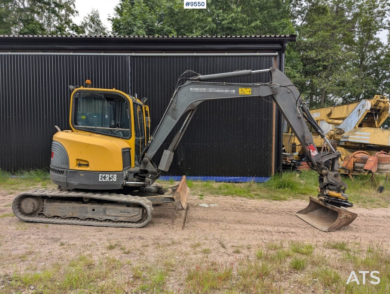 Excavator Volvo Ecr58 with tiltrotator and bucket - Miniexcavadora: foto 1 Excavator Volvo Ecr58 with tiltrotator and bucket - Miniexcavadora: foto 1