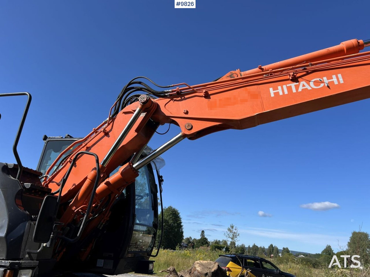 Excavadora de ruedas Hitachi ZX140 W-5B with rotor and planer bucket: foto 14