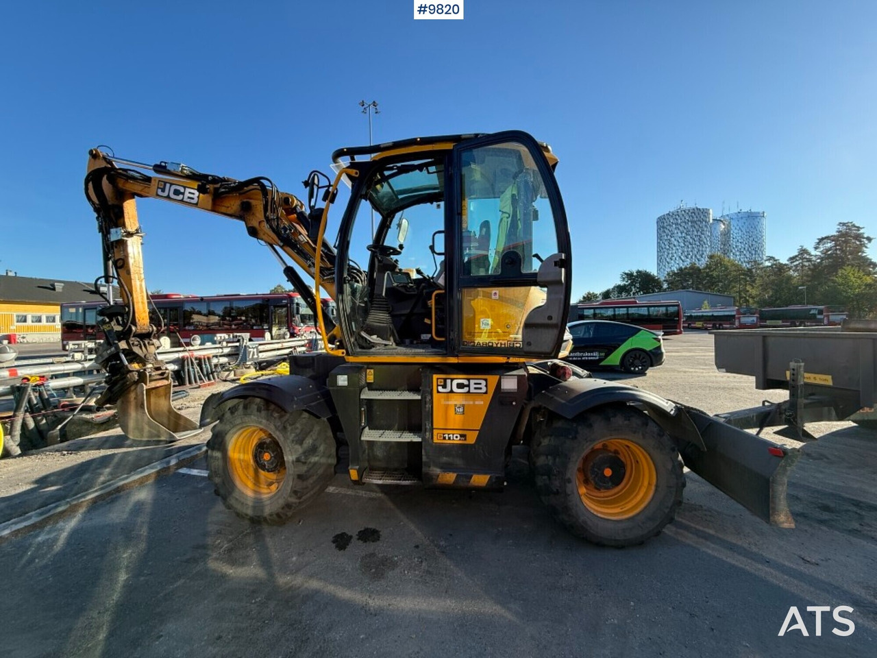 JCB Hydradig 110w wheel excavator with tiltrotator and attachments - Excavadora de ruedas: foto 4 JCB Hydradig 110w wheel excavator with tiltrotator and attachments - Excavadora de ruedas: foto 4