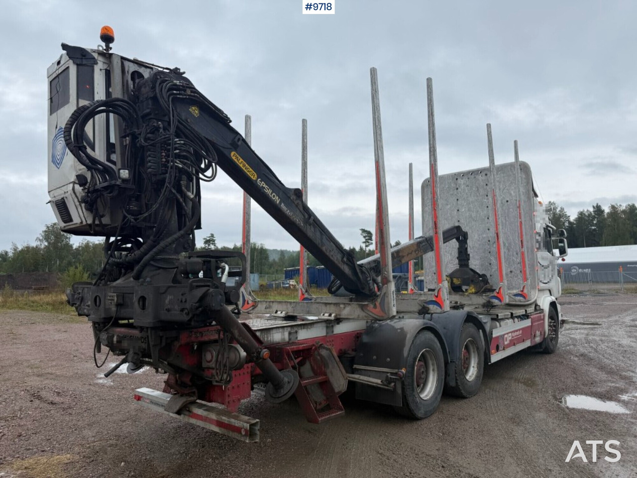 Log truck Scania R520 with crane - Camión forestal, Camión grúa: foto 5 Log truck Scania R520 with crane - Camión forestal, Camión grúa: foto 5