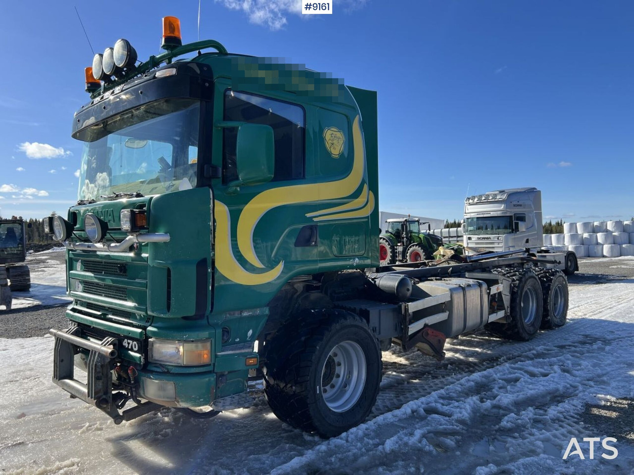 Scania R124 with cameleont quick lock, underbite and plow attachments - Camión chasis: foto 2 Scania R124 with cameleont quick lock, underbite and plow attachments - Camión chasis: foto 2