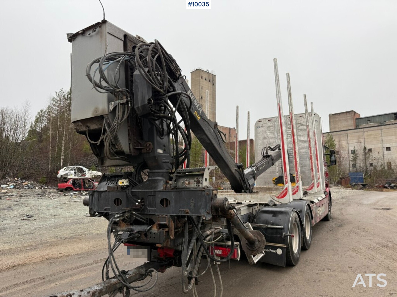 Scania R730 timber truck with crane and trailer (VIDEO) - Camión forestal, Camión grúa: foto 5 Scania R730 timber truck with crane and trailer (VIDEO) - Camión forestal, Camión grúa: foto 5