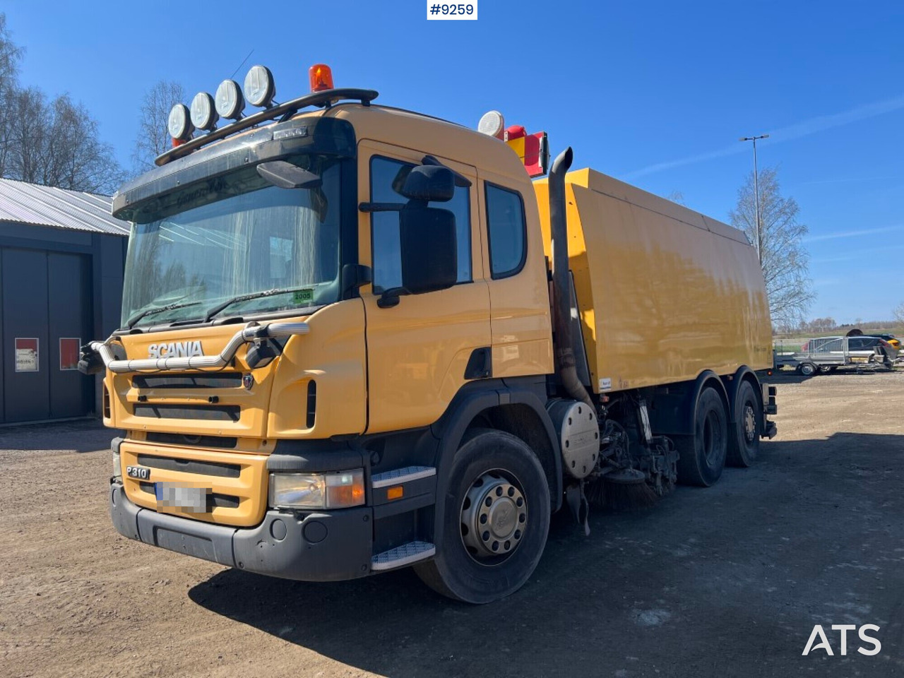 Barredora vial Scania sweeper truck with Johnston Beam sweeper (VIDEO): foto 1