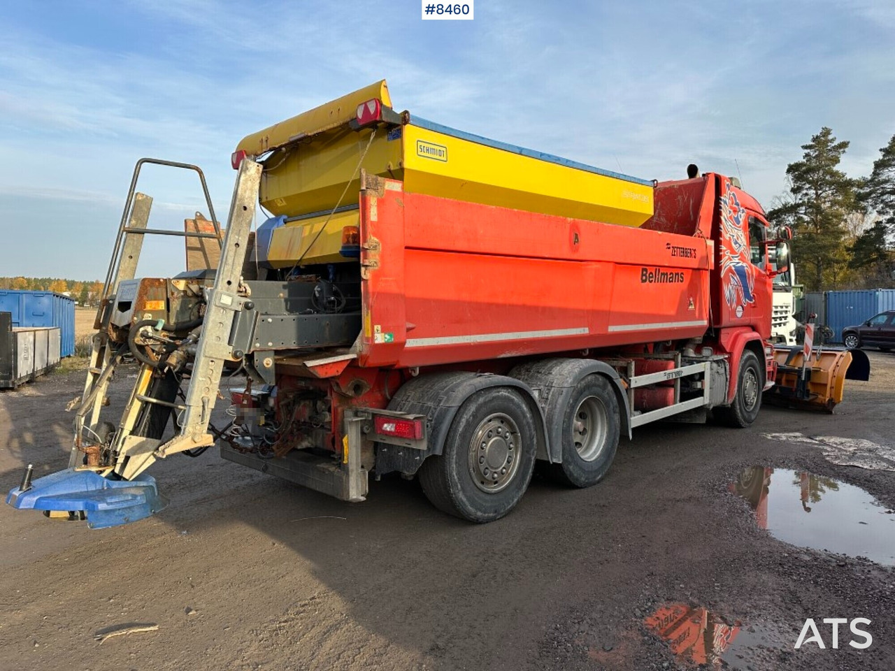 Tipper truck, Scania G410, Front plow, Salt spreader (See video) - Camión volquete, Máquina quitanieve: foto 5 Tipper truck, Scania G410, Front plow, Salt spreader (See video) - Camión volquete, Máquina quitanieve: foto 5