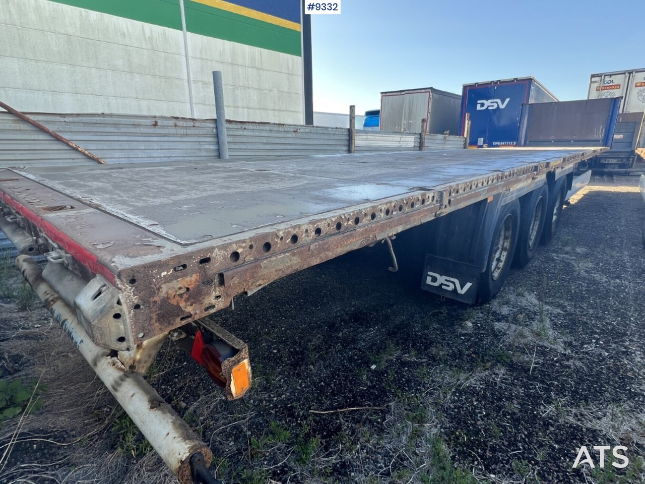 Trailer KRONE SD open flatbed - Semirremolque plataforma/ Caja abierta: foto 3 Trailer KRONE SD open flatbed - Semirremolque plataforma/ Caja abierta: foto 3
