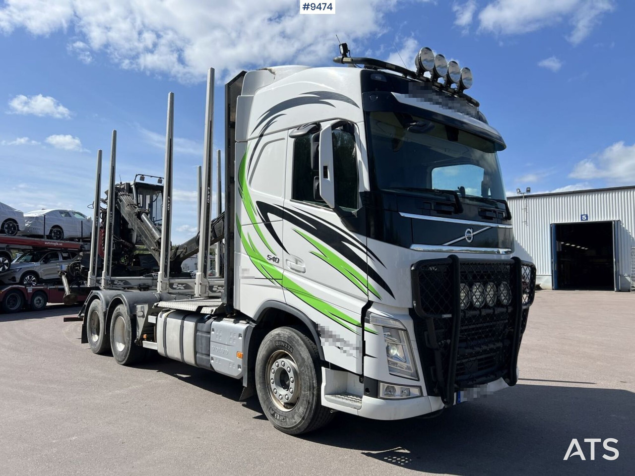 Volvo FH13 Logging truck with Loglift 105S crane - Camión forestal: foto 2 Volvo FH13 Logging truck with Loglift 105S crane - Camión forestal: foto 2