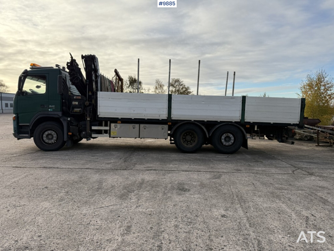 Volvo FM 340 6x2 crane truck with Hiab 220 (VIDEO) - Camión caja abierta, Camión grúa: foto 2 Volvo FM 340 6x2 crane truck with Hiab 220 (VIDEO) - Camión caja abierta, Camión grúa: foto 2