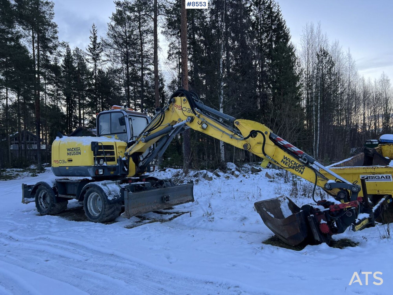 Wacker Neuson 9503 Wheeled excavator, wagon and gears - Excavadora de ruedas: foto 1 Wacker Neuson 9503 Wheeled excavator, wagon and gears - Excavadora de ruedas: foto 1