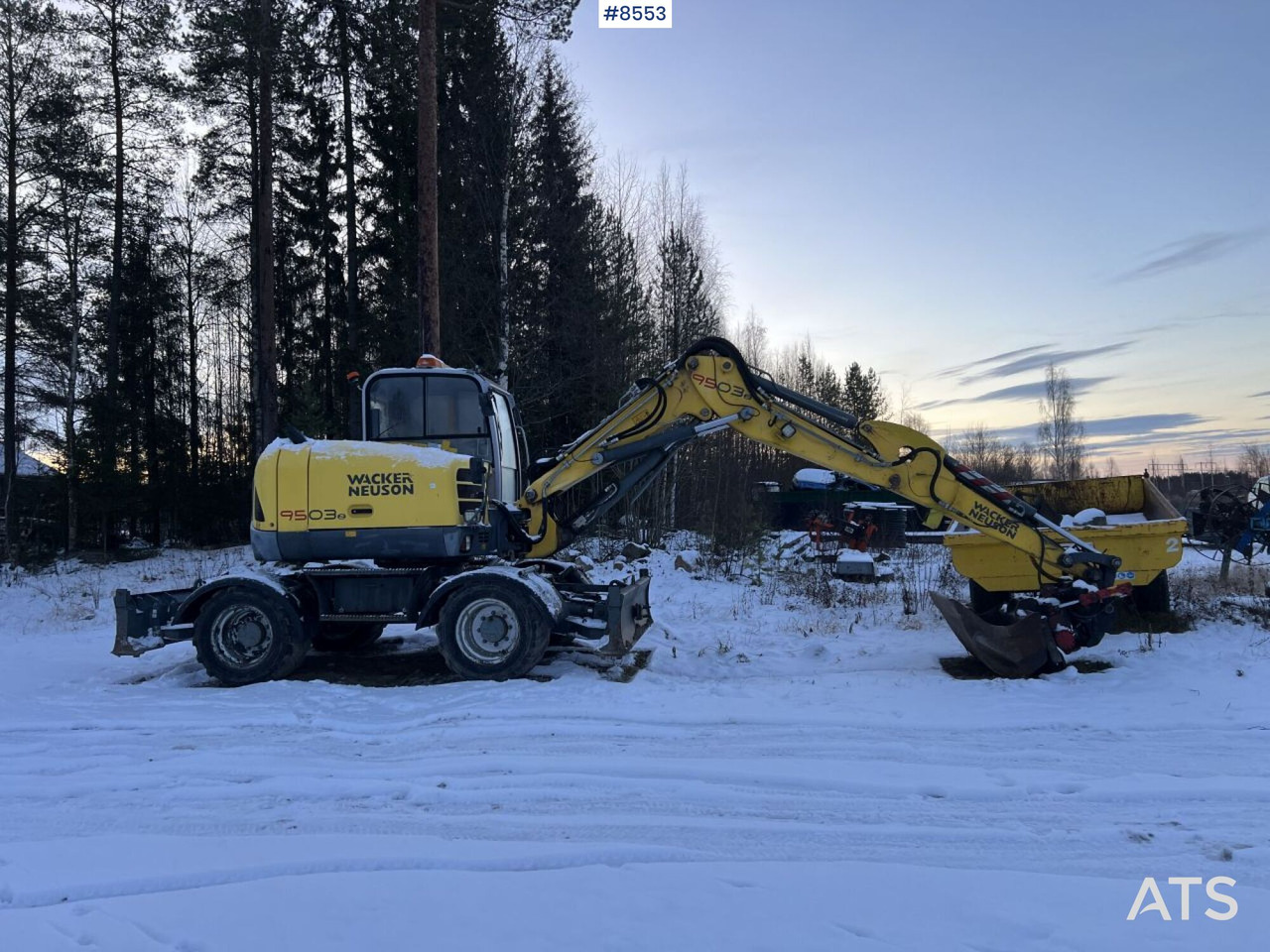 Wacker Neuson 9503 Wheeled excavator, wagon and gears - Excavadora de ruedas: foto 4 Wacker Neuson 9503 Wheeled excavator, wagon and gears - Excavadora de ruedas: foto 4