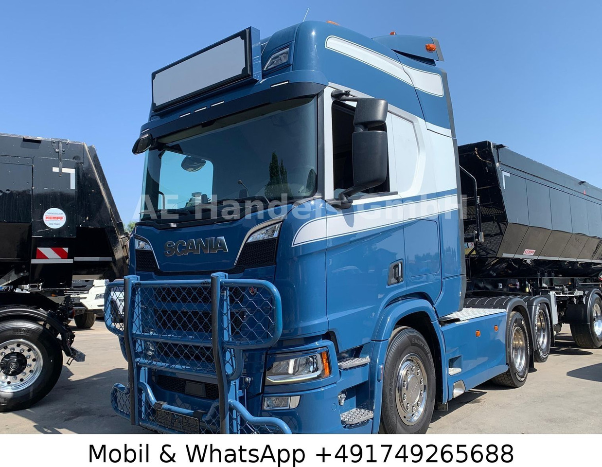 Scania R580 V8 HighLine 6x2*Retarder/Hydr/66To/Lift/ACC - Cabeza tractora: foto 1 Scania R580 V8 HighLine 6x2*Retarder/Hydr/66To/Lift/ACC - Cabeza tractora: foto 1