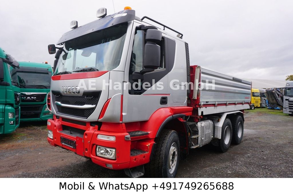 Iveco Trakker 500 BL 6x4 *Retarder/11m³/Wechselkipper - Camión portacontenedore/ Intercambiable: foto 2 Iveco Trakker 500 BL 6x4 *Retarder/11m³/Wechselkipper - Camión portacontenedore/ Intercambiable: foto 2