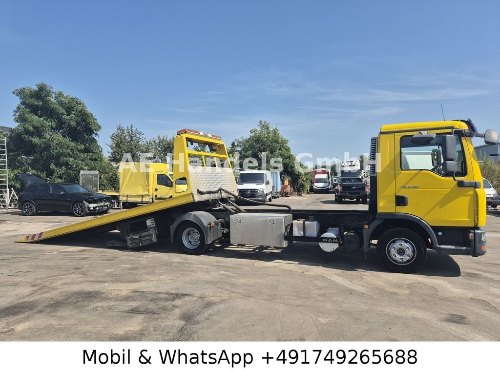MAN TGL 8.180 BL *Brille/Seilwinde/Schiebeplateau - Grua de remolque autos, Furgoneta: foto 1 MAN TGL 8.180 BL *Brille/Seilwinde/Schiebeplateau - Grua de remolque autos, Furgoneta: foto 1