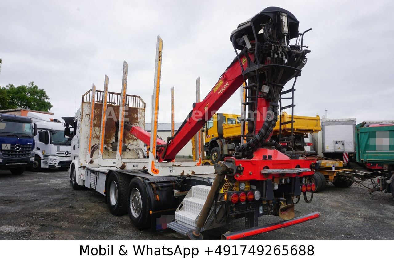 Scania R580 V8 Highline Palfinger-M120L97 *Retarder/ACC - Camión forestal, Camión grúa: foto 5 Scania R580 V8 Highline Palfinger-M120L97 *Retarder/ACC - Camión forestal, Camión grúa: foto 5