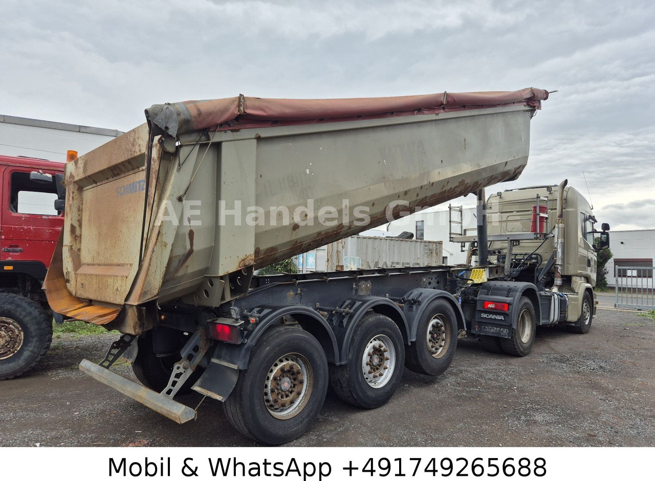 Schmitz Cargobull SKI 24 Stahl *26m³/1.Liftachse/Podest/Rollplane - Semirremolque volquete: foto 3 Schmitz Cargobull SKI 24 Stahl *26m³/1.Liftachse/Podest/Rollplane - Semirremolque volquete: foto 3