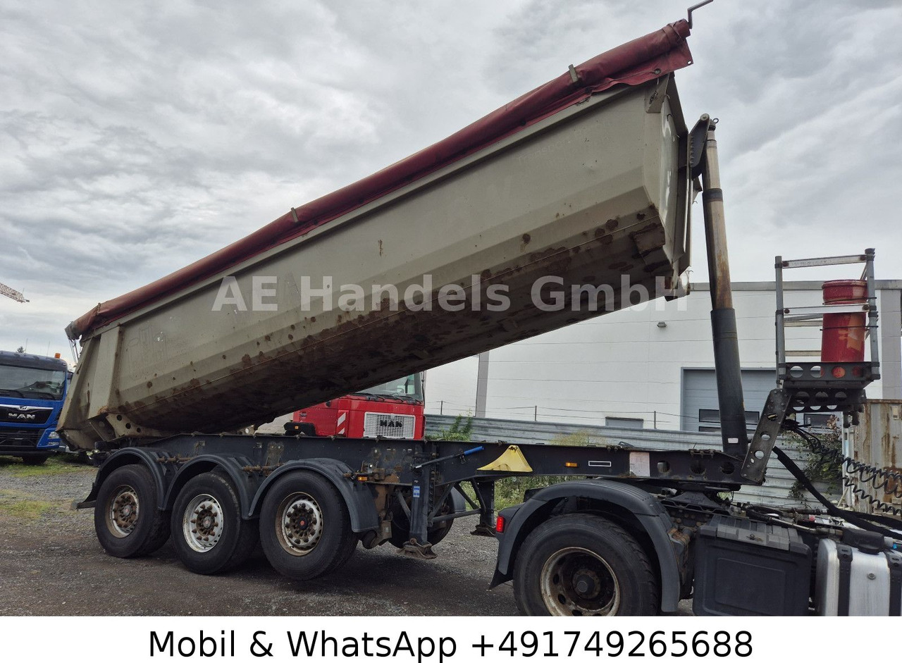 Schmitz Cargobull SKI 24 Stahl *26m³/1.Liftachse/Podest/Rollplane - Semirremolque volquete: foto 1 Schmitz Cargobull SKI 24 Stahl *26m³/1.Liftachse/Podest/Rollplane - Semirremolque volquete: foto 1