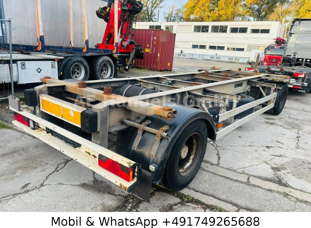 Sommer AW 18T Drehschemel BDF *Luft/Luft*Scheibenbremse - Remolque portacontenedore/ Intercambiable: foto 5 Sommer AW 18T Drehschemel BDF *Luft/Luft*Scheibenbremse - Remolque portacontenedore/ Intercambiable: foto 5