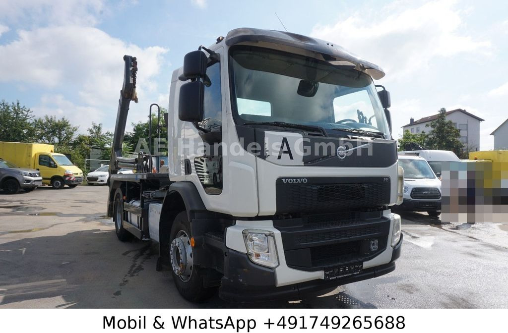 Volvo FE 320 BB Meiller AK-12-MT *Klima/AHK/Tempomat - Camión portacontenedor de cadenas: foto 1 Volvo FE 320 BB Meiller AK-12-MT *Klima/AHK/Tempomat - Camión portacontenedor de cadenas: foto 1