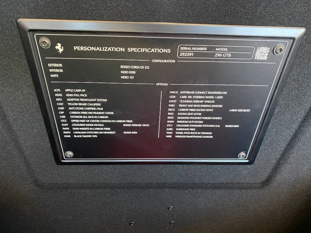 Coche nuevo Ferrari 296 GTB Origine Françaises TVA Récupérable neuve: foto 20